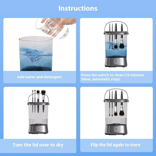 Electric One Wash Multiple Cleanser Of Makeup Brush